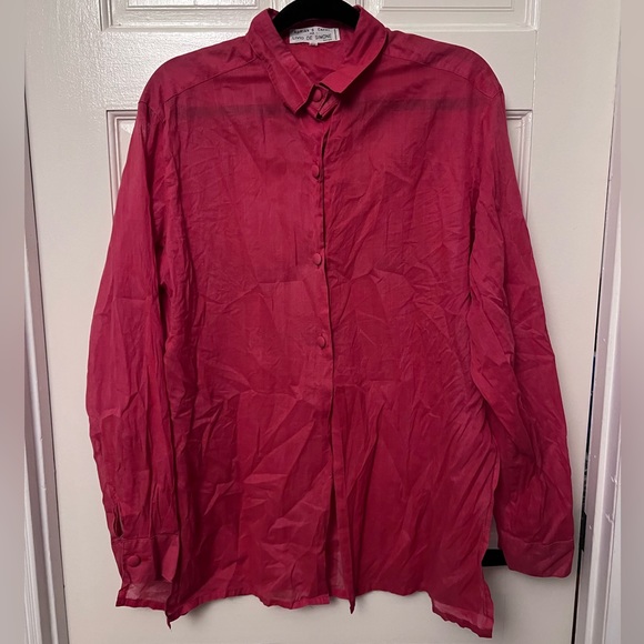 Victorian sheer button down - Picture 1 of 4